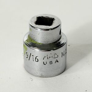 Vintage MAC Tools Socket 9/16 1/4 drive shallow M182 12 point